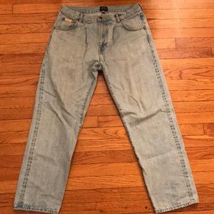 NOAH Pleated Jean, Stonewash